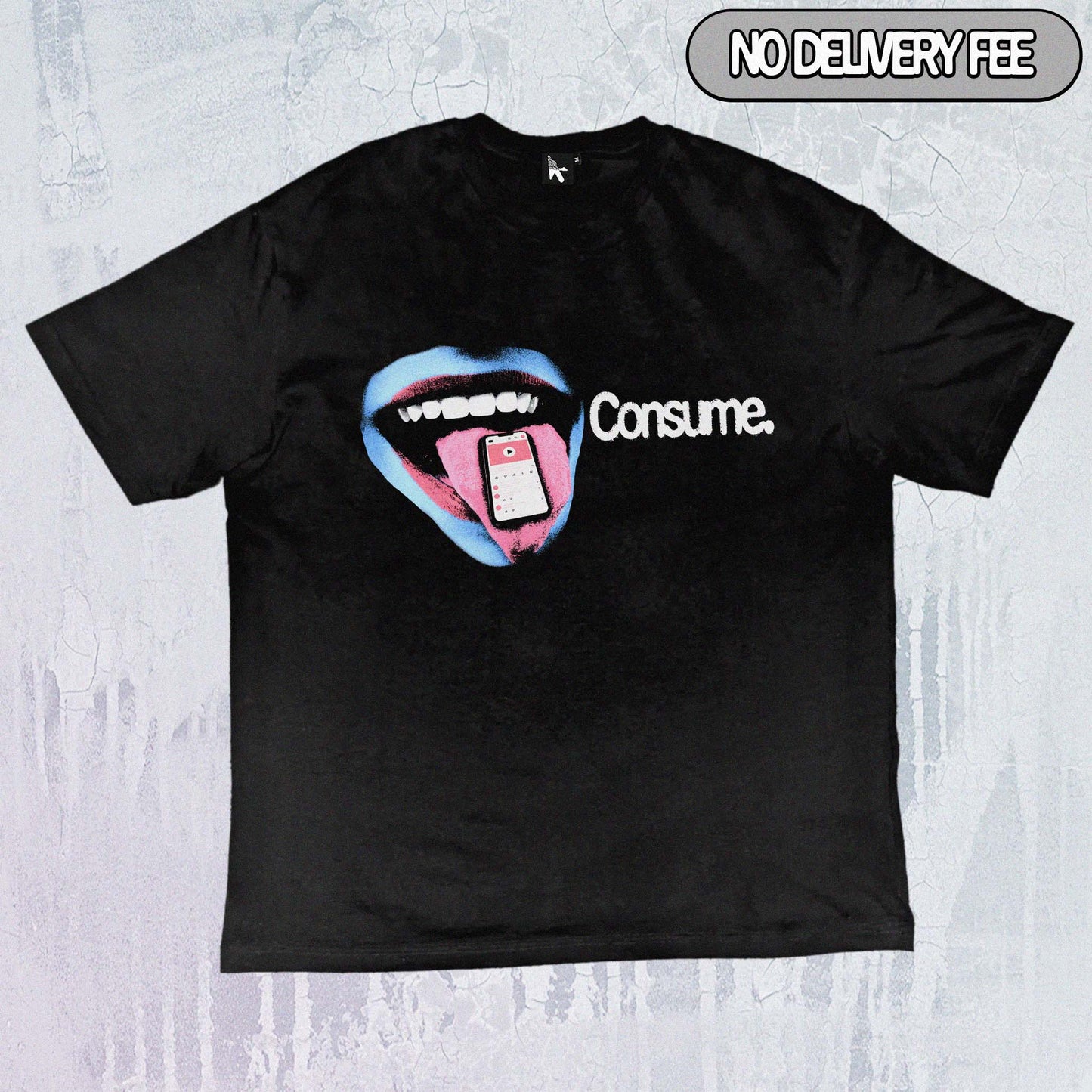CONSUME - Value 190GSM Solid Oversized Tee
