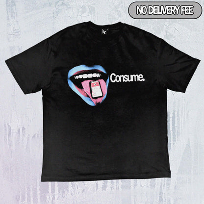 CONSUME - Value 190GSM Solid Oversized Tee
