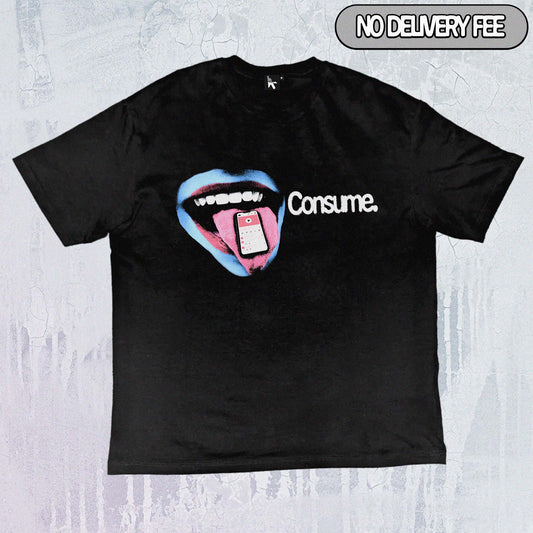 CONSUME - Value 190GSM Solid Oversized Tee