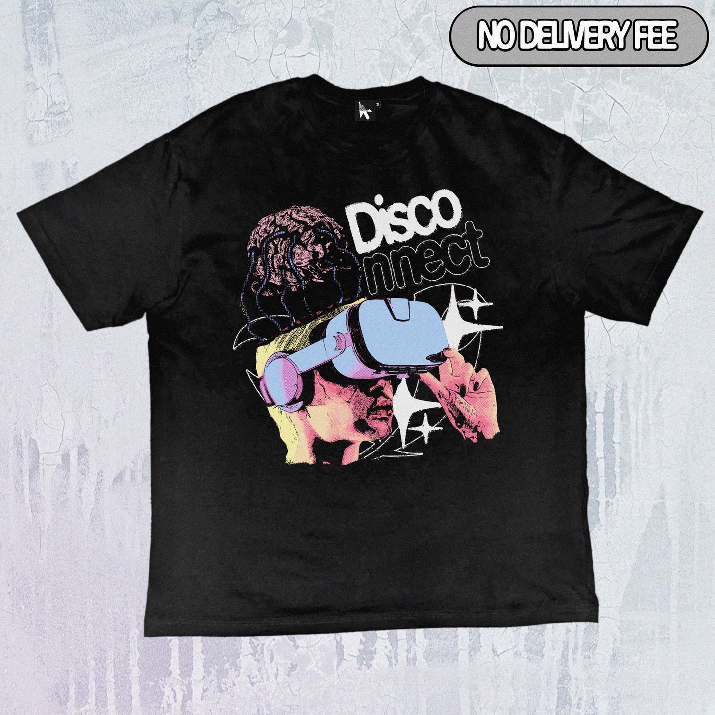 DISCONNECT - Value 190GSM Solid Oversized Tee