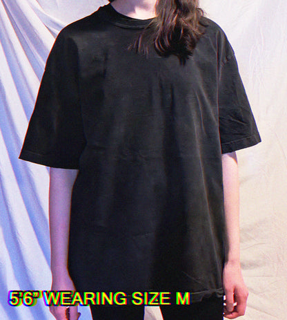 VIRTUAL? REALITY - Premium 260GSM Vintage Lightly Frayed Oversized Tee