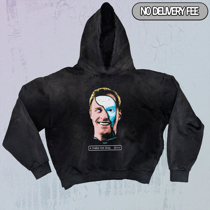 SLOP - Premium 420GSM Sunfaded and Frayed Boxy Hoodie